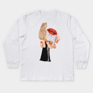 The Last Diva Upside Down Kids Long Sleeve T-Shirt